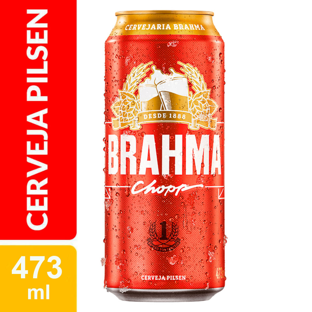 Cerveja Brahma 473ml ( unid)