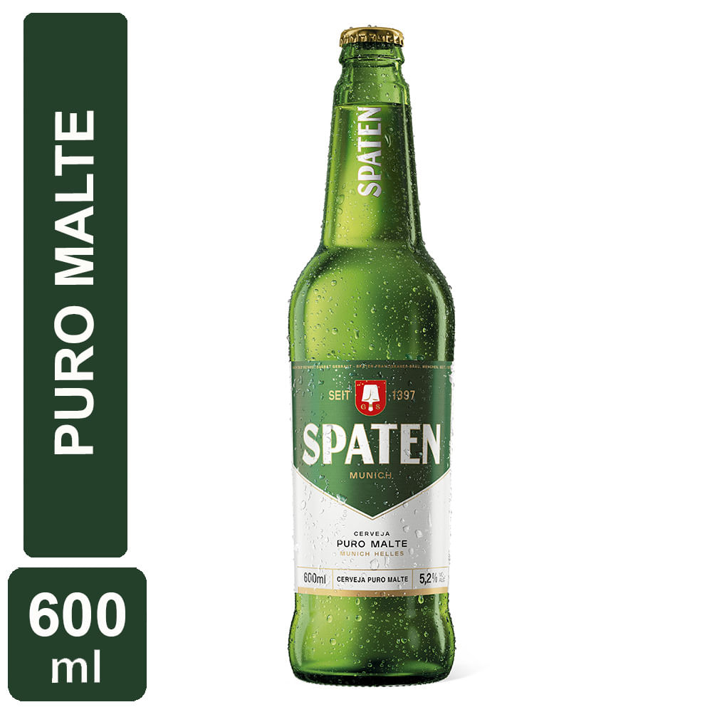 Spaten cerveja Puro Malte Garrafa 600ml